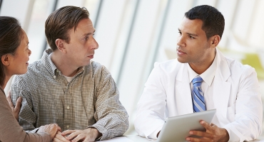 image of patient speaking with a specialist